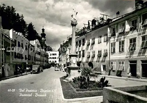 AK / Ansichtskarte Brunico Motiv Innenstadt Saeule Brunico