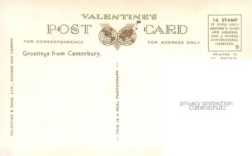 AK / Ansichtskarte Canterbury_Kent Mercery Lane 