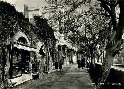 AK / Ansichtskarte Capri Via Camerelle Capri