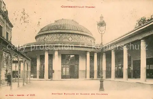 AK / Ansichtskarte Contrexeville_Vosges Nouveau Pavillon et Galerie des Colonnes Contrexeville_Vosges