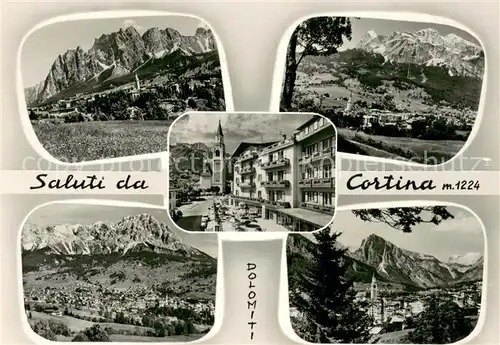 AK / Ansichtskarte Cortina_d_Ampezzo Panorama Dolomiten Cortina_d_Ampezzo