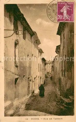 AK / Ansichtskarte Cuers Rue de Verdun Cuers