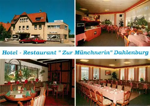 AK / Ansichtskarte Dahlenburg Hotel Restaurant Zur Muenchnerin Lueneburger Heide Dahlenburg