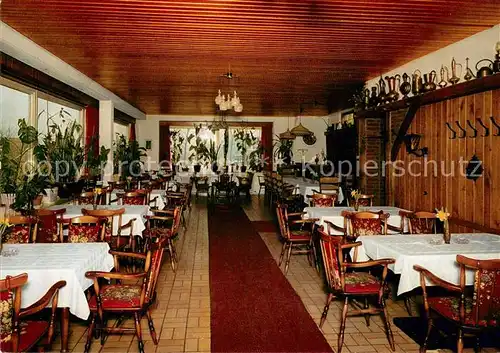 AK / Ansichtskarte Davensberg Hotel Gasthof Clemens August Gastraum Davensberg