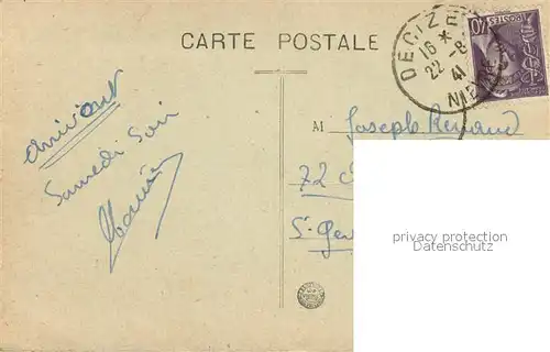 AK / Ansichtskarte Decize Vue generale Ouest Decize