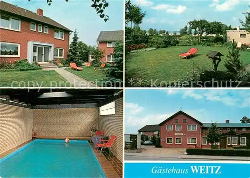 AK / Ansichtskarte Dersau Gaestehaus Weitz Garten Hallenbad am Ploener See Naturpark Holsteinische Schweiz Dersau