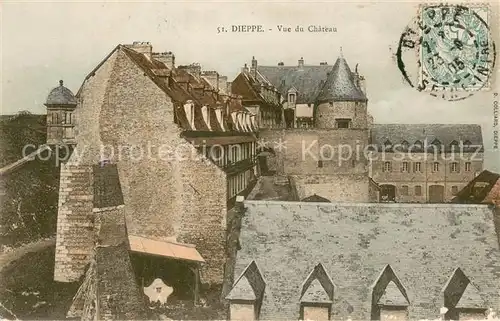 AK / Ansichtskarte Dieppe_Seine Maritime Vue du chateau Dieppe Seine Maritime