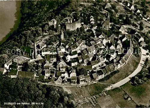 AK / Ansichtskarte Dilsberg Fliegeraufnahme Dilsberg