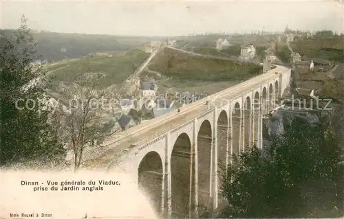 AK / Ansichtskarte Dinan Vue generale du viaduc prise du Jardin anglais Dinan