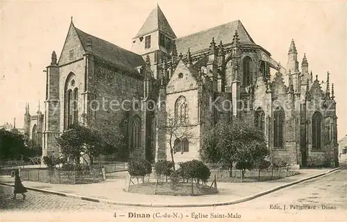 AK / Ansichtskarte Dinan Eglise Saint Malo Dinan