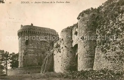AK / Ansichtskarte Dinan Ancien Chateau de la Duchesse Anne Dinan