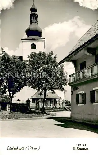 AK / Ansichtskarte Edelschrott Motiv mit Kirche Edelschrott