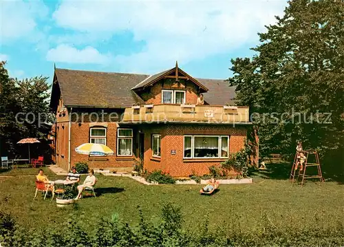 AK / Ansichtskarte Eiderstedt Urlaub auf dem Bauernhof Knutzhof Garten Eiderstedt