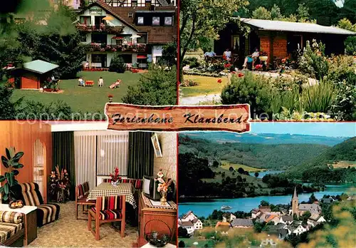 AK / Ansichtskarte Einruhr Ferienhaus Klausbend Liegewiese Zimmer Garten Panorama Einruhr