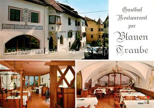 AK / Ansichtskarte Eppan_Suedtirol Gasthof Restaurant zur Blauen Traube Eppan Suedtirol