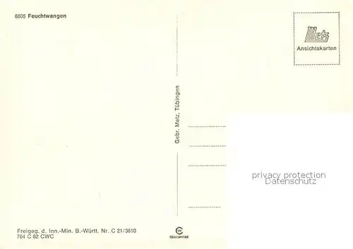 AK / Ansichtskarte Feuchtwangen Fliegeraufnahme Feuchtwangen