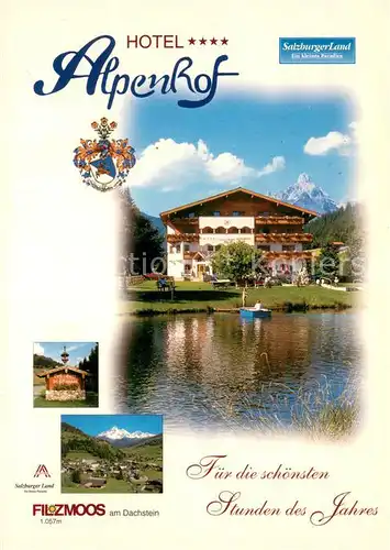 AK / Ansichtskarte Filzmoos Hotel Alpenhof Panorama Alpen Filzmoos