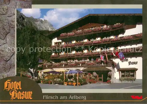 AK / Ansichtskarte Flirsch Hotel Basur Flirsch