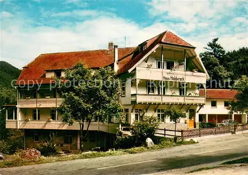 AK / Ansichtskarte Forbach_Baden Erholungsheim Haus Holdereck Forbach_Baden