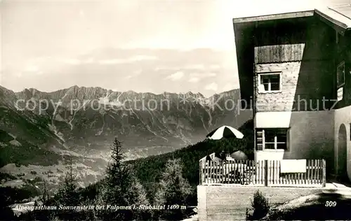 AK / Ansichtskarte Fulpmes_Tirol Alpengasthaus Sonnenstein  Fulpmes Tirol