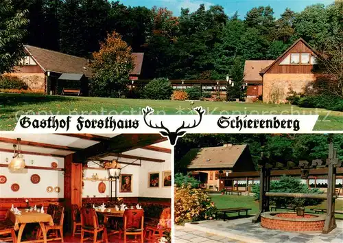 AK / Ansichtskarte Fuenfeichen_Eisenhuettenstadt Gasthof Forsthaus Schierenberg Hotel Cafe Restaurant Fuenfeichen
