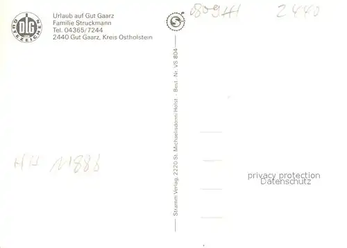 AK / Ansichtskarte Gaarz_Goehl Gut Gaarz 