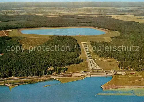 AK / Ansichtskarte Geesthacht_Elbe Pumpspeicherwerk Fliegeraufnahme Geesthacht_Elbe