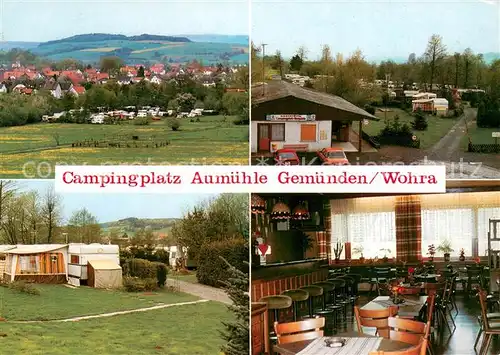 AK / Ansichtskarte Gemuenden_Wohra Panorama Campingplatz Aumuehle Restaurant  Gemuenden Wohra