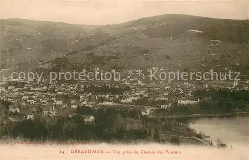 AK / Ansichtskarte Gerardmer_Vosges Vue prise du Chemin des Fournis Gerardmer Vosges