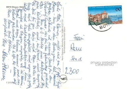 AK / Ansichtskarte Glonn_Ebersberg Fliegeraufnahme Glonn Ebersberg