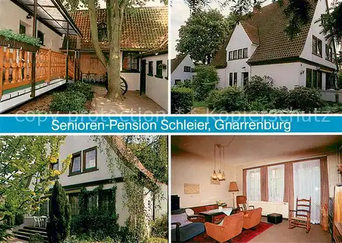 AK / Ansichtskarte Gnarrenburg Senioren Pension Schleier Garten Zimmer Gnarrenburg