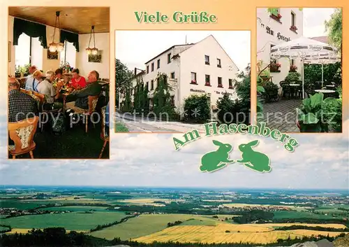 AK / Ansichtskarte Gnaschwitz Gaststaette Am Hasenberg Gaststube Panorama Gnaschwitz