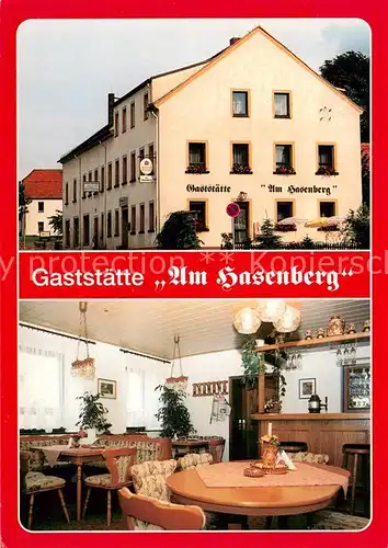 AK / Ansichtskarte Gnaschwitz Gaststaette Am Hasenberg Gaststube Gnaschwitz