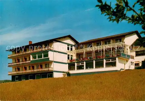 AK / Ansichtskarte Gondorf_Bitburg Hotel Restaurant Zur schoenen Aussicht Gondorf Bitburg