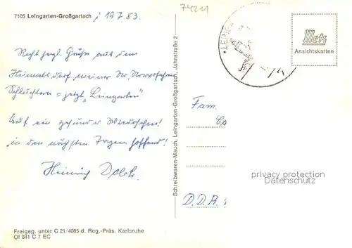 AK / Ansichtskarte Grossgartach Fliegeraufnahme Grossgartach