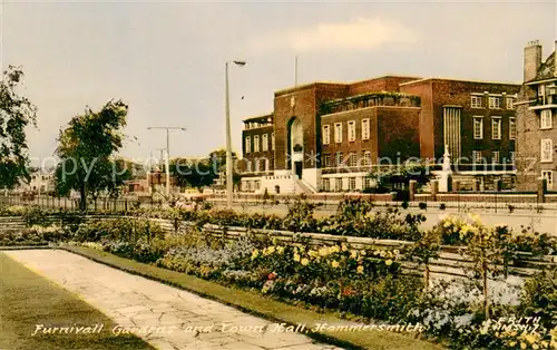 AK / Ansichtskarte Hammersmith Furnivall Gardens and Town Hall Frith s Series 