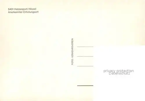 AK / Ansichtskarte Hatzenport Moselpartie Fliegeraufnahme Hatzenport