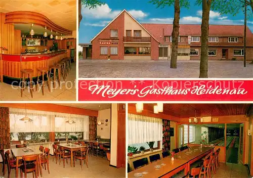AK / Ansichtskarte Heidenau_Nordheide Meyer s Gasthaus Kegelbahn Heidenau Nordheide