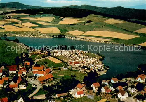 AK / Ansichtskarte Heringhausen_Waldeck im Naturpark Diemelsee Fliegeraufnahme Heringhausen Waldeck