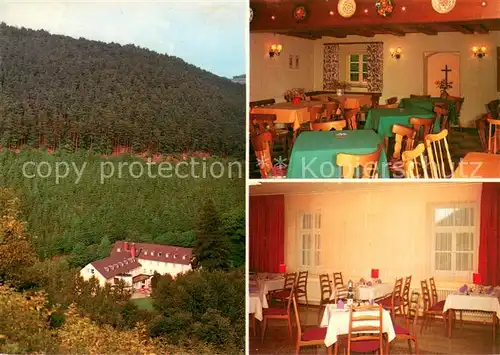 AK / Ansichtskarte Herl Waldhotel Klostermuehle Cafe Restaurant Gastraeume Herl