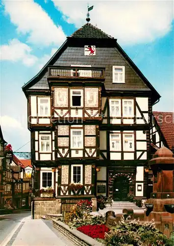 AK / Ansichtskarte Hessisch_Lichtenau Altes Rathaus Restaurant Ratskeller Hessisch Lichtenau