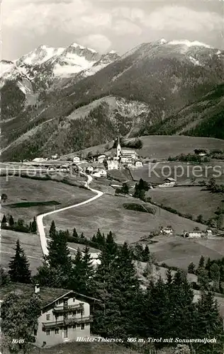 AK / Ansichtskarte Hinterthiersee Panorama mit Blick zum Sonnwendjoch Rofangebirge Hinterthiersee