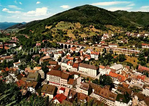 AK / Ansichtskarte Hornberg_Schwarzwald Blick vom Schlossberg Hornberg Schwarzwald