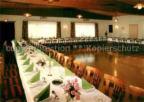 AK / Ansichtskarte Immenstedt_Nordfriesland Ehlers Gaststaette Festsaal Gesellschaftsraum Immenstedt_Nordfriesland