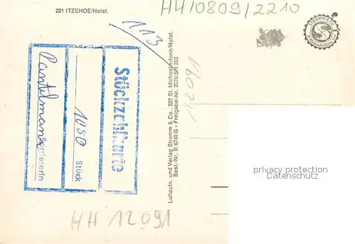 AK / Ansichtskarte Itzehoe Fliegeraufnahme Itzehoe