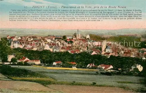 AK / Ansichtskarte Joigny_Yonne Panorama de la ville pris de la Route Neuve Joigny Yonne