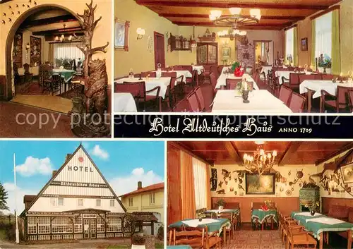 AK / Ansichtskarte Kellinghusen Hotel Altdeutsches Haus Speisesaal Gaststube Kellinghusen