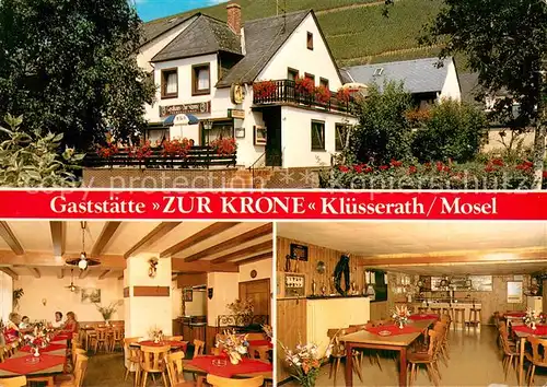 AK / Ansichtskarte Kluesserath Gaststaette Zur Krone Kluesserath