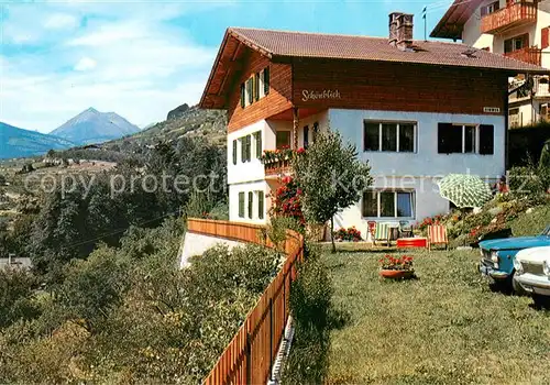 AK / Ansichtskarte Kranebitt_Brixen Gaesteheim Schoenblick Landschaftspanorama 