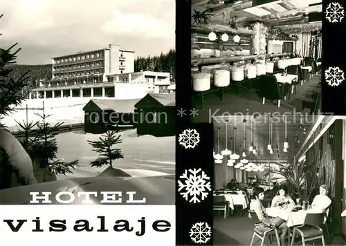 AK / Ansichtskarte Krasna_Horka Hotel Visalaje Bar Gastraum Krasna Horka